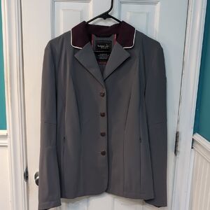 Tredstep Solo Vison Show Coat Grey And Burgundy